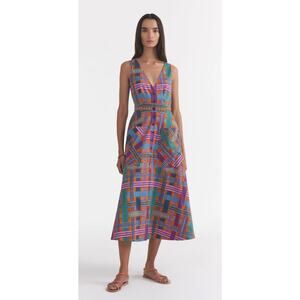 Saloni Zoey Dress in Basketweave Sun 6